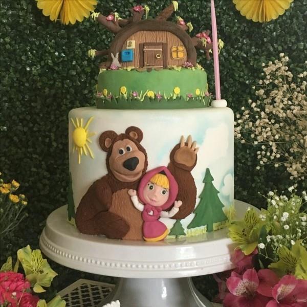 Παραγγείλετε Masha and the Bear Cake Παιδικό πάρτι Masha i Medved Children's Cake