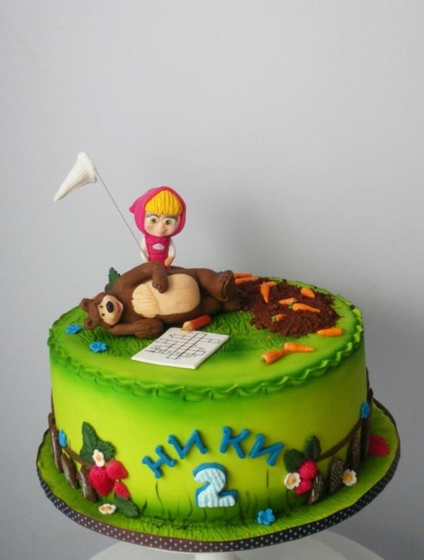 Masha and the Bear Cake Παιδική τούρτα Masha i Medved