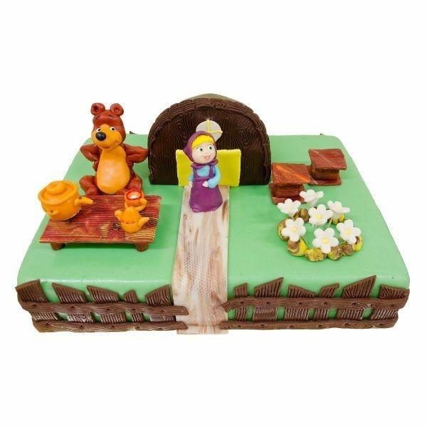 Masha and the Bear Cake Παραγγείλετε παιδική τούρτα Masha i Medved