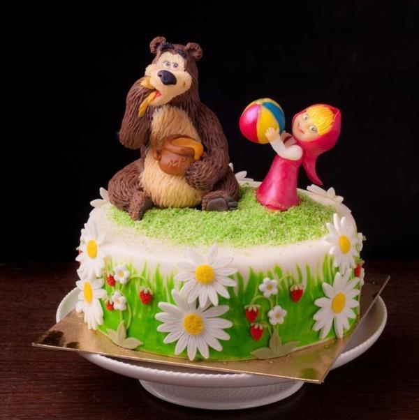 Mascha και η αρκούδα τούρτα μοτίβο κέικ παιδικά γενέθλια Mascha μοτίβα