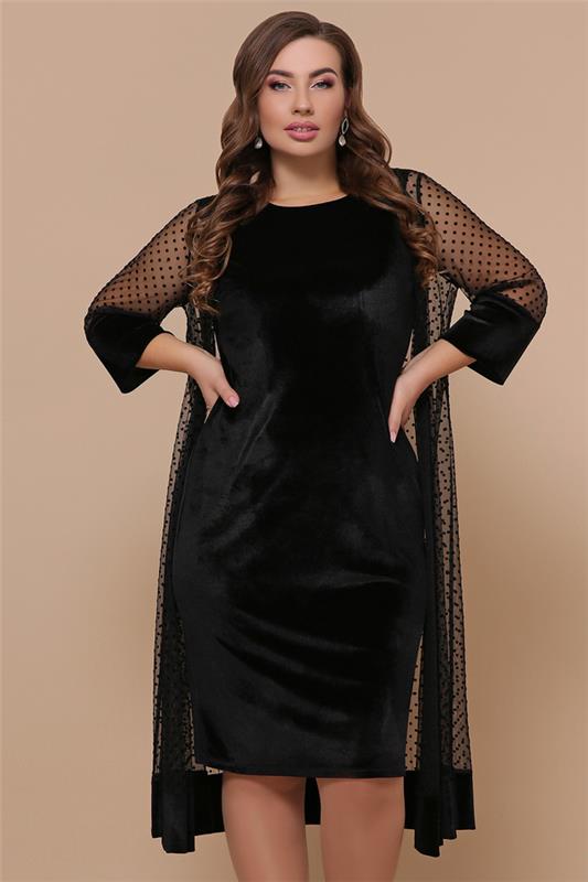 Maxi φορέματα ιδέες για μαύρο φόρεμα