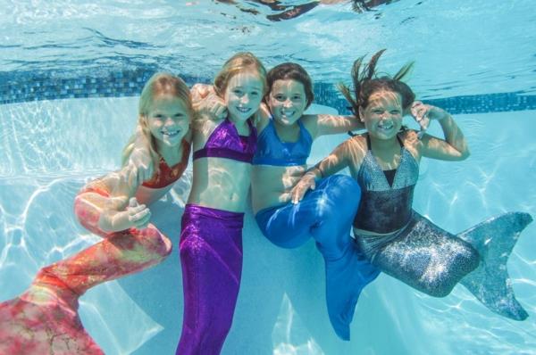 Γοργόνα πτερύγιο για παιδιά κάνουν τα παιδιά διασκεδαστική πισίνα