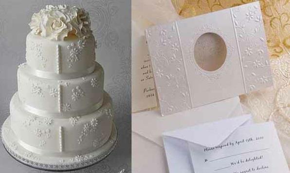 Μοτίβο νύφης κέικ γαμήλιων κέικ πολλαπλών επιπέδων