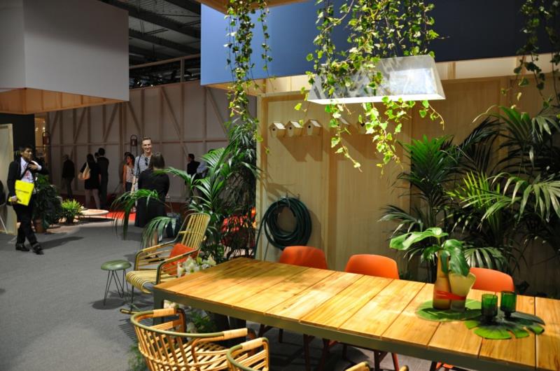 Μιλάνο Εκθεσιακό Κέντρο Salone del Mobile 2016 πράσινη εσωτερική διακόσμηση