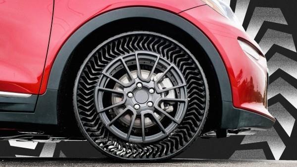 Η Michelin και η General Motors αναπτύσσουν ελαστικά χωρίς αέρα μέχρι και τοποθετημένα σε αυτοκίνητο