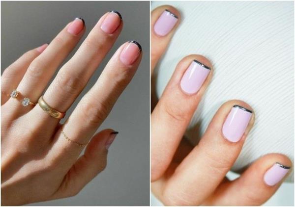 Micro Manicure Nail Design Nail Trend Οδηγίες Micro French Manicure