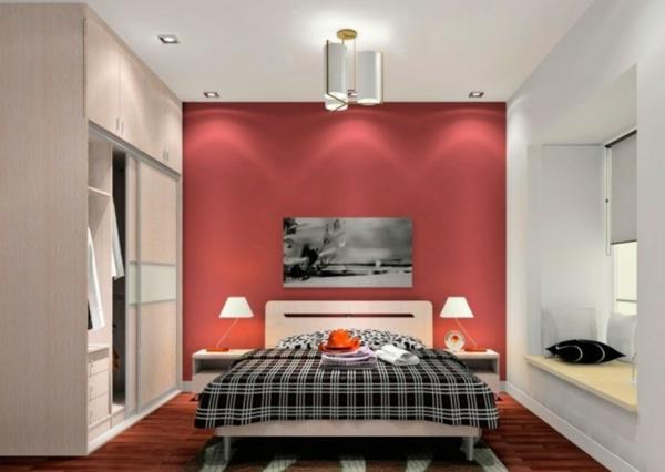 Μινιμαλιστικό κόκκινο επιτραπέζιο φωτιστικό κόκκινο υπνοδωμάτιο