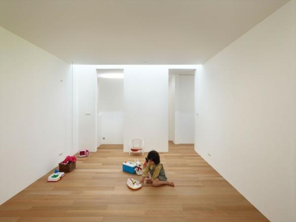 Μινιμαλιστικό αρχιτεκτονικό σπίτι παιχνιδιού παιδιών