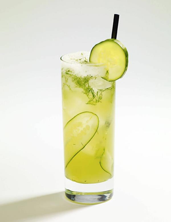 Συνταγές Mocktail Μη-Αλκοολούχα Κοκτέιλ Συνταγές Cucumber Cooler