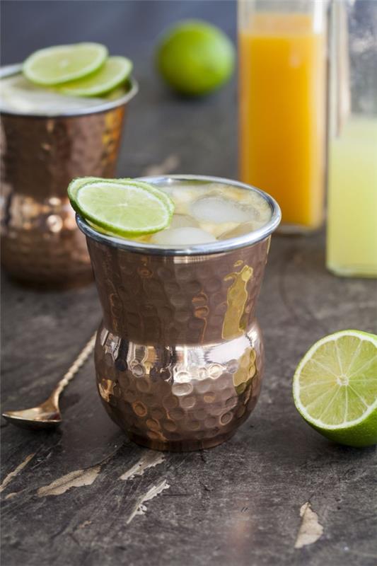 Συνταγές Mocktail Μη αλκοολούχα κοκτέιλ Συνταγές Mango Mule