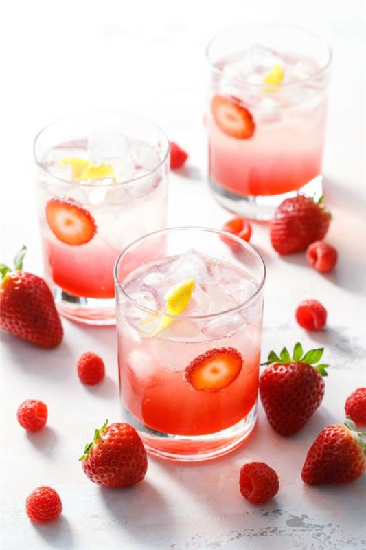 Συνταγές για κοκτέιλ συνταγές μη αλκοολούχων κοκτέιλ με φράουλες