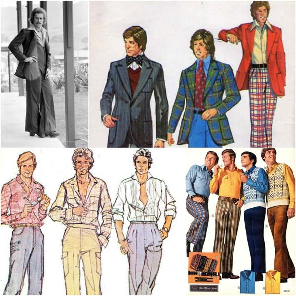 Fashion 70s ανδρικά κοστούμια ανδρικά ρούχα ανδρικά ρούχα