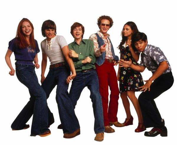 Τα ανδρικά fashion 70s ανδρικά ρούχα στην άγρια ​​δεκαετία του '70