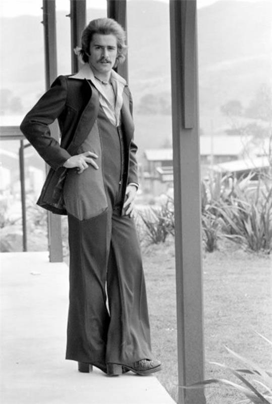 Ανδρικό ανδρικό σακάκι μόδας μόδας 70s