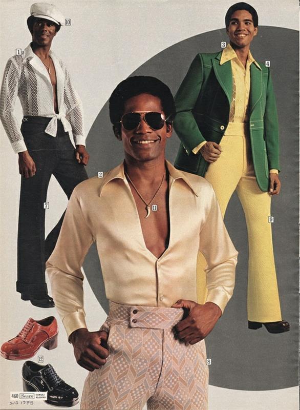 Μόδα ανδρικά ανδρικά ρούχα 70s Sears soul