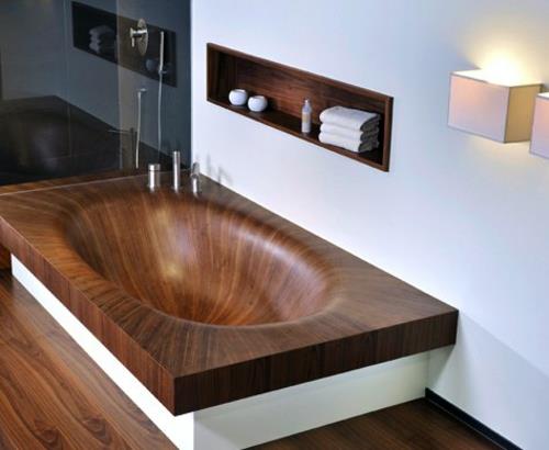 καινοτόμος ξύλινη μπανιέρα πρωτότυπη σχεδίαση πρωτοποριακή