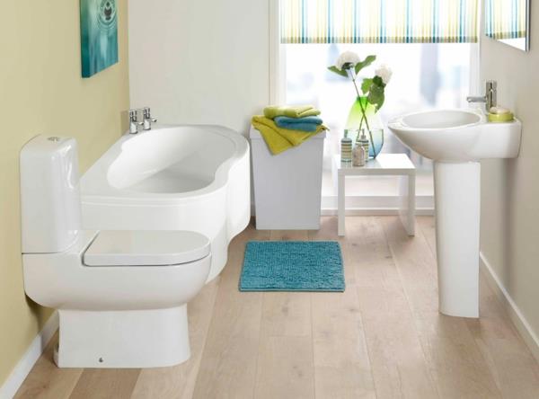 Μοντέρνες ιδέες μπάνιου πολυτελής άνετη μπανιέρα λευκή