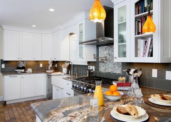 ξύλινο λευκό μοντέρνες ιδέες σχεδιασμού κουζίνας ντουλάπι κουζίνας
