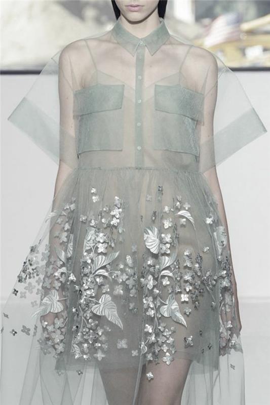 Τάσεις της μόδας διαφανή φορέματα διαφανές φόρεμα