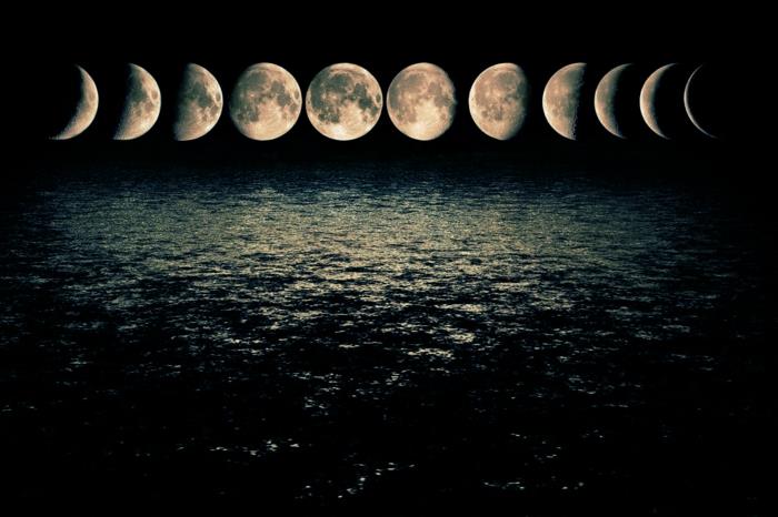Οι φάσεις της Σελήνης κατανοούν τον πλήρη κύκλο