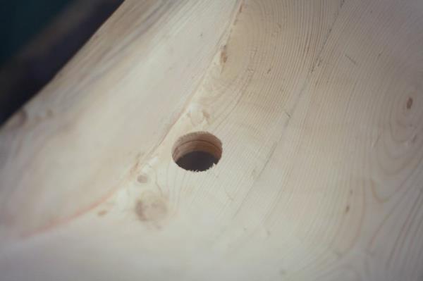 Τοποθετήστε μωσαϊκό ξύλινο νεροχύτη σκαλιστό πεύκο
