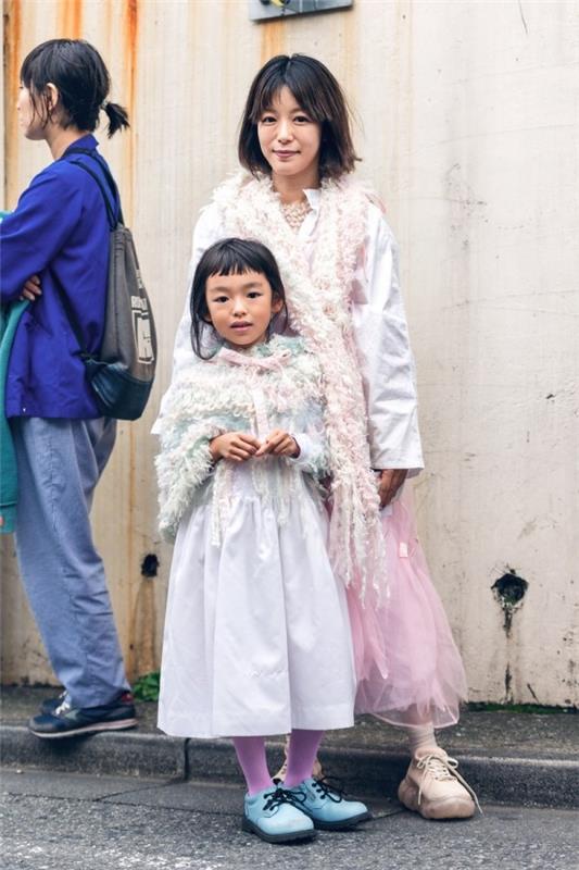Μητέρα και παιδί ιδέες street style μόδας τάσεις μόδας street fashion