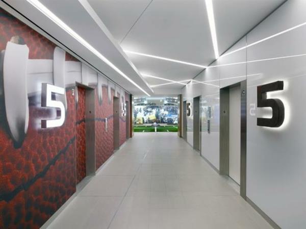 NFL American Football Head Office Office Desk Hallway