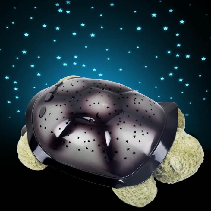 Φωτιστικό κομοδίνο χελώνα μαύρο