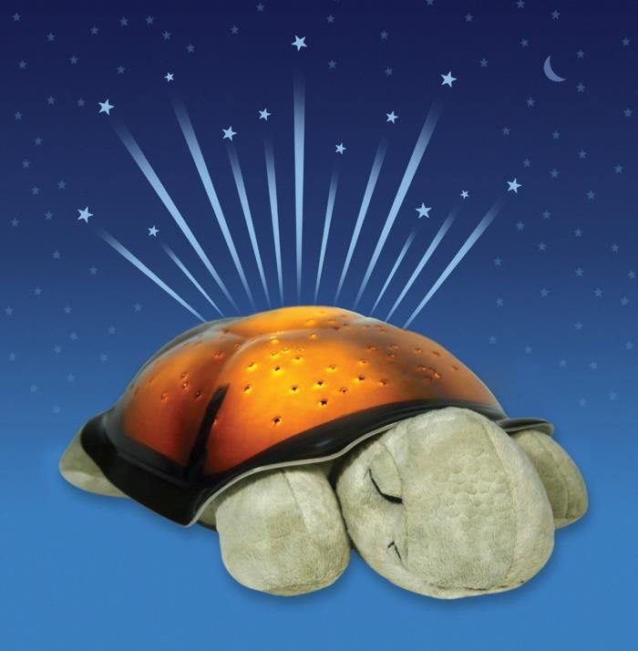 Φωτιστικό κομοδίνο χελώνα έναστρο ουρανό μπλε φόντο
