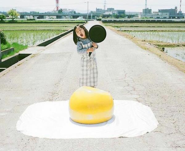 Nagano Toyoka κόρη αστείες εικόνες παιδιών που βράζουν αυγά