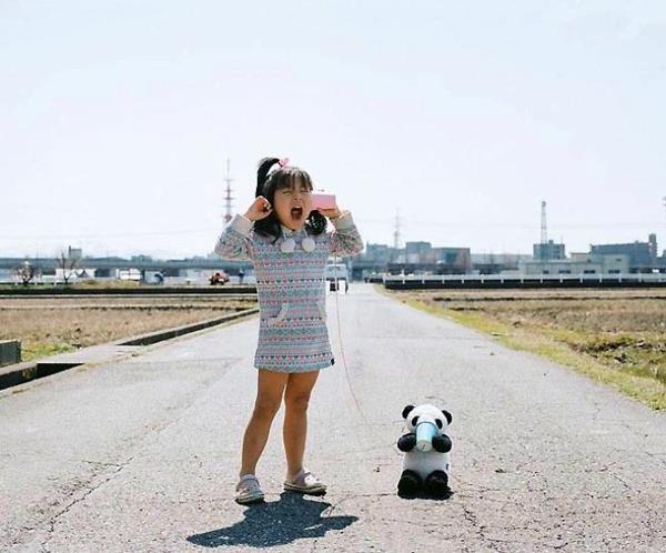 Ναγκάνο Toyoka κόρη αστεία παιδιά τηλέφωνο φωτογραφίες τηλέφωνο
