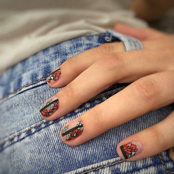 Nail trends τζιν και μοντέρνες ιδέες για νύχια