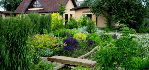 Δημιουργήστε φυσική γέφυρα σχεδιασμού κήπου zen κήπου