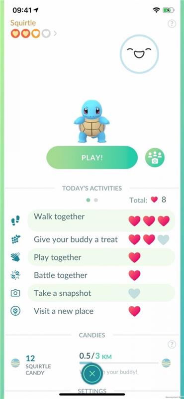 Η νέα λειτουργία Pokemon Go Buddy Adventure έρχεται το 2020 Squirtle Stats σε κινητά τηλέφωνα