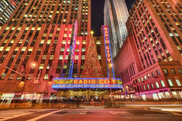 New York Radio City Χριστούγεννα Νέα Υόρκη
