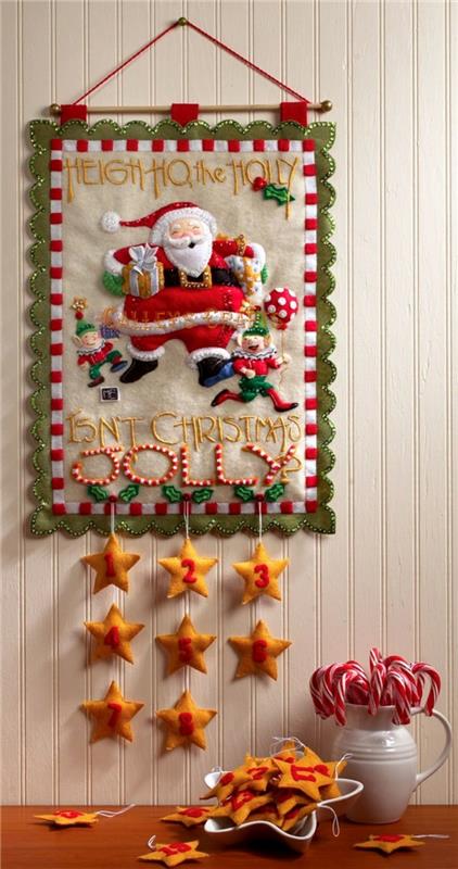 Nikolaus handicrafts tinker Χριστουγεννιάτικα μαχαιροπίρουνα πλέξιμο τοίχου