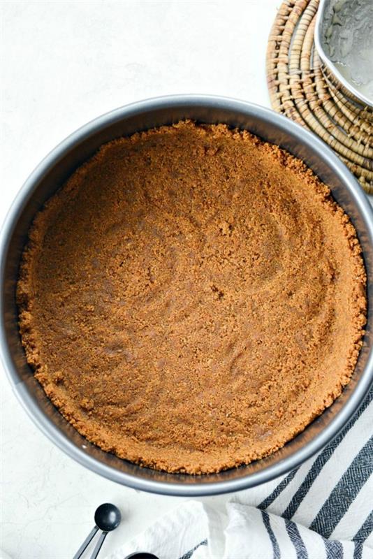 No Bake Pumpkin Cheesecake Recipe Biscuit Bottom Without Baken