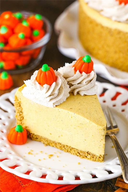 No Bake Pumpkin Cheesecake Recipe Cheesecake Biscuit Base