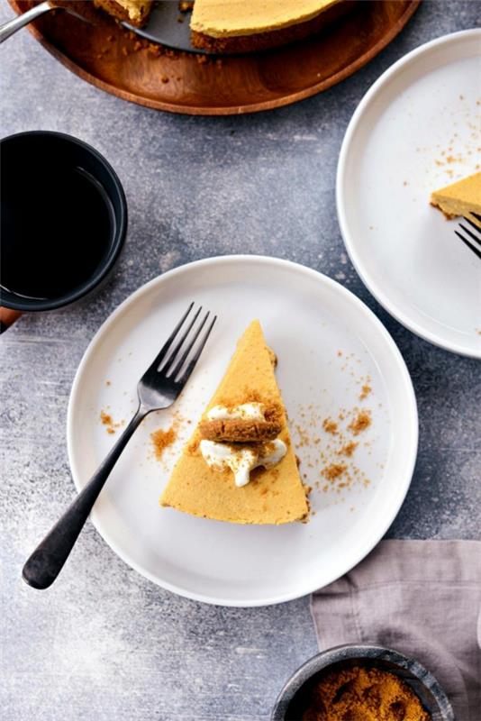 No Bake Pumpkin Cheesecake Συνταγή Cheesecake