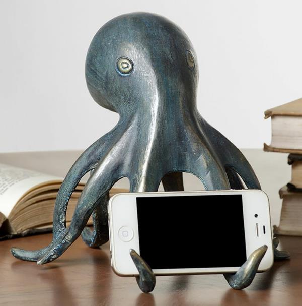 Έπιπλα έξυπνου τηλεφώνου Oktopus διακοσμητικά αντικείμενα τέχνη μοντέρνο τηλέφωνο