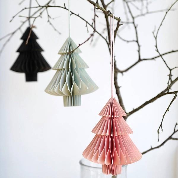 Χριστουγεννιάτικο δέντρο Origami φιγούρες Χριστουγεννιάτικες χειροτεχνίες με χαρτί
