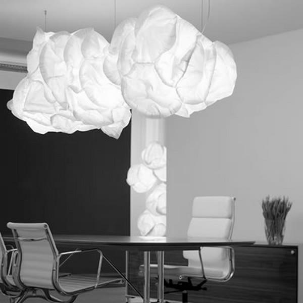 Πρωτότυπα σχέδια κρεμαστό φωτιστικό στην τραπεζαρία σύννεφο λευκό