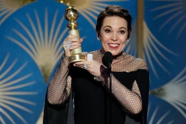 Όσκαρ 2019 Olivia Colman με το βραβείο ταινίας