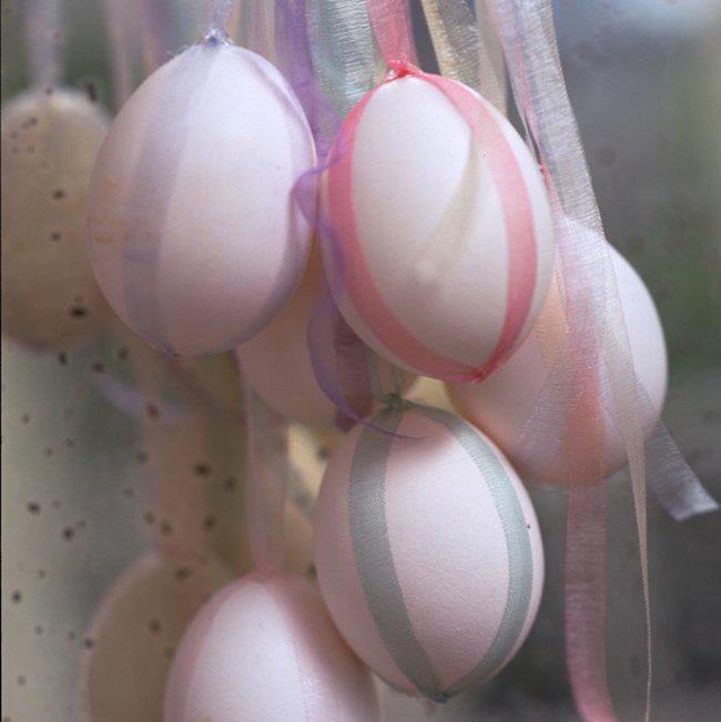 Πασχαλινές ιδέες χειροτεχνίας - κρεμαστά πασχαλινά αυγά - φτιάξτε γιρλάντες