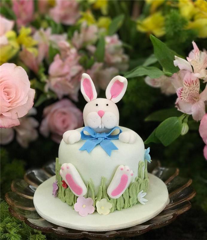 Πασχαλινές ιδέες χειροτεχνίας μικρή τούρτα για το Πάσχα