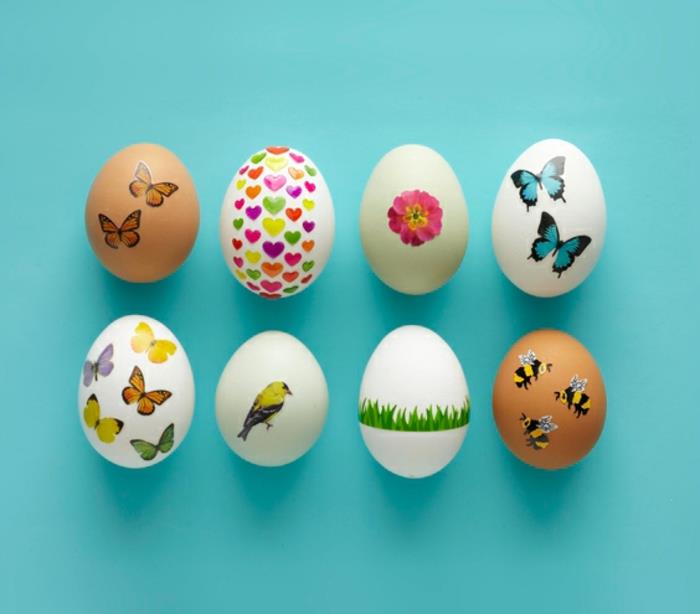 Ζωγραφίζοντας πασχαλινά αυγά ιδέες φιλικές για παιδιά φυσικά υλικά
