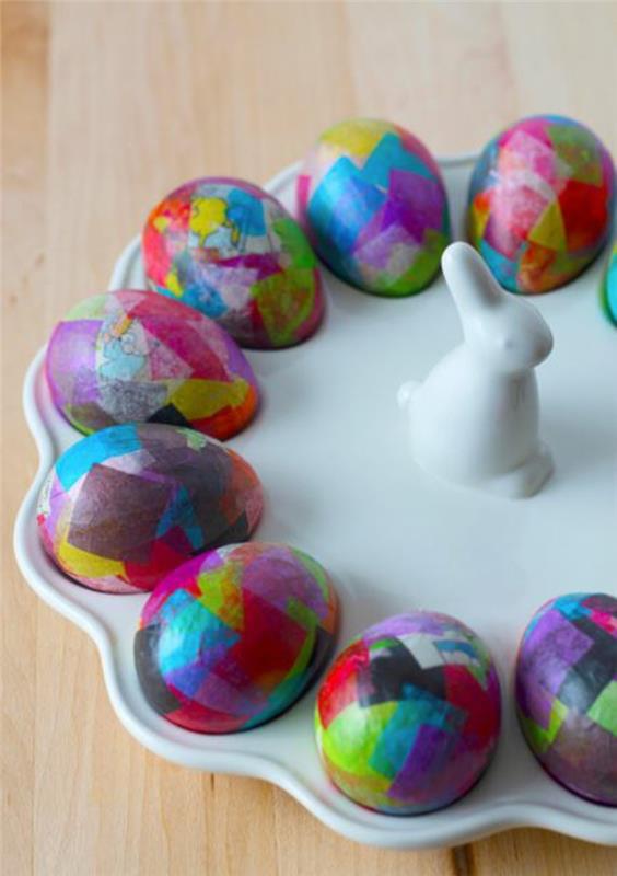 Ιδέες ζωγραφικής για πασχαλινά αυγά χαρτί φιλικό προς τα παιδιά