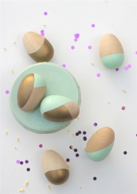 Τα πασχαλινά αυγά ζωγραφίζουν ιδέες σε στυλ φιλικό προς τα παιδιά