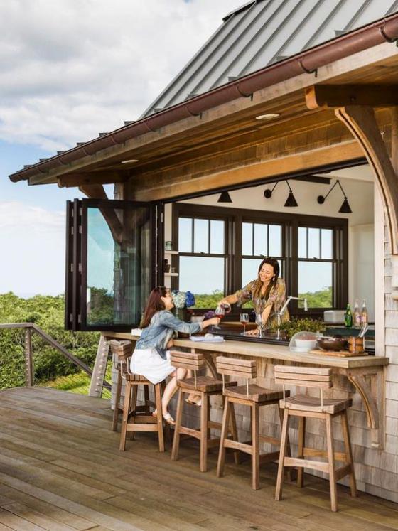 Outdoor - Trends 2020 Εξωτερικά ποτά μπαρ Ετοιμάστε πρωινό και πάρτε πρωινό με την οικογένεια