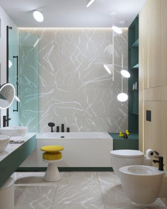 Το σωστό φως στο μπάνιο Προβολείς στο μοντέρνο μπάνιο Ιδέες για έξυπνο φωτισμό μπάνιου